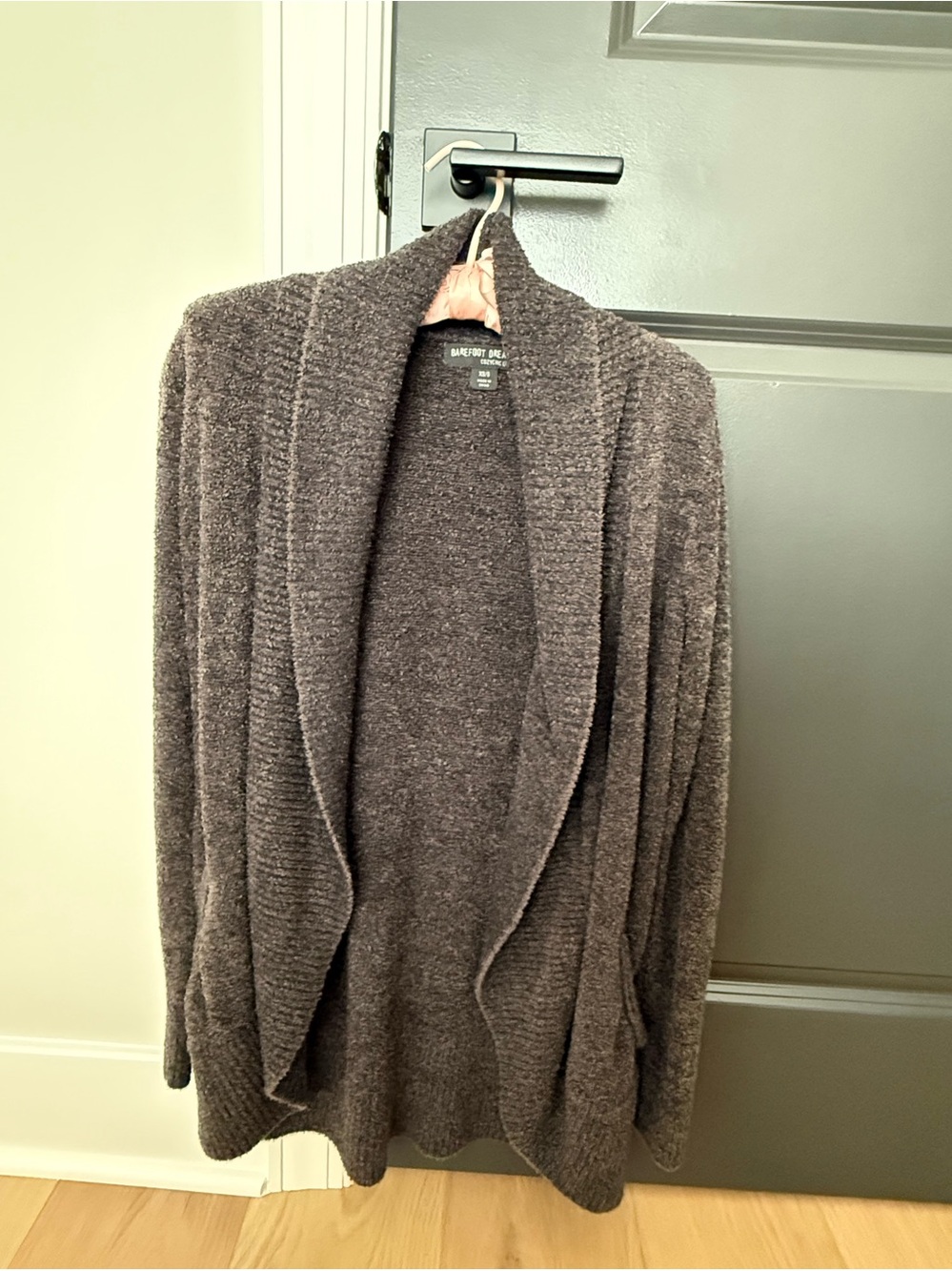 Barefoot Dreams CozyChic Lite® Circle Cardigan Carbon